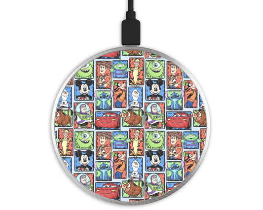 Character Collage | Wireless Charger