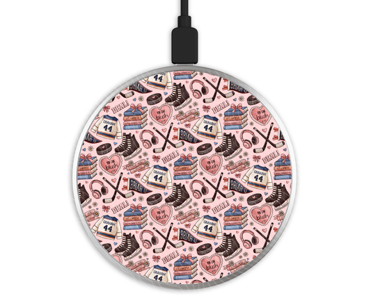 Hockey Romance | Wireless Charger
