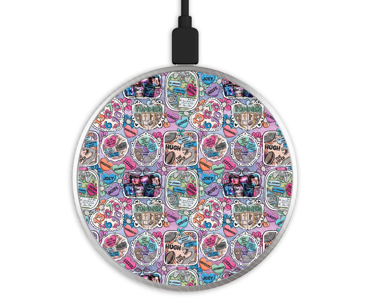 Rugby Hearts | Wireless Charger