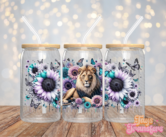 Lion - 16OZ UV DTF Wrap