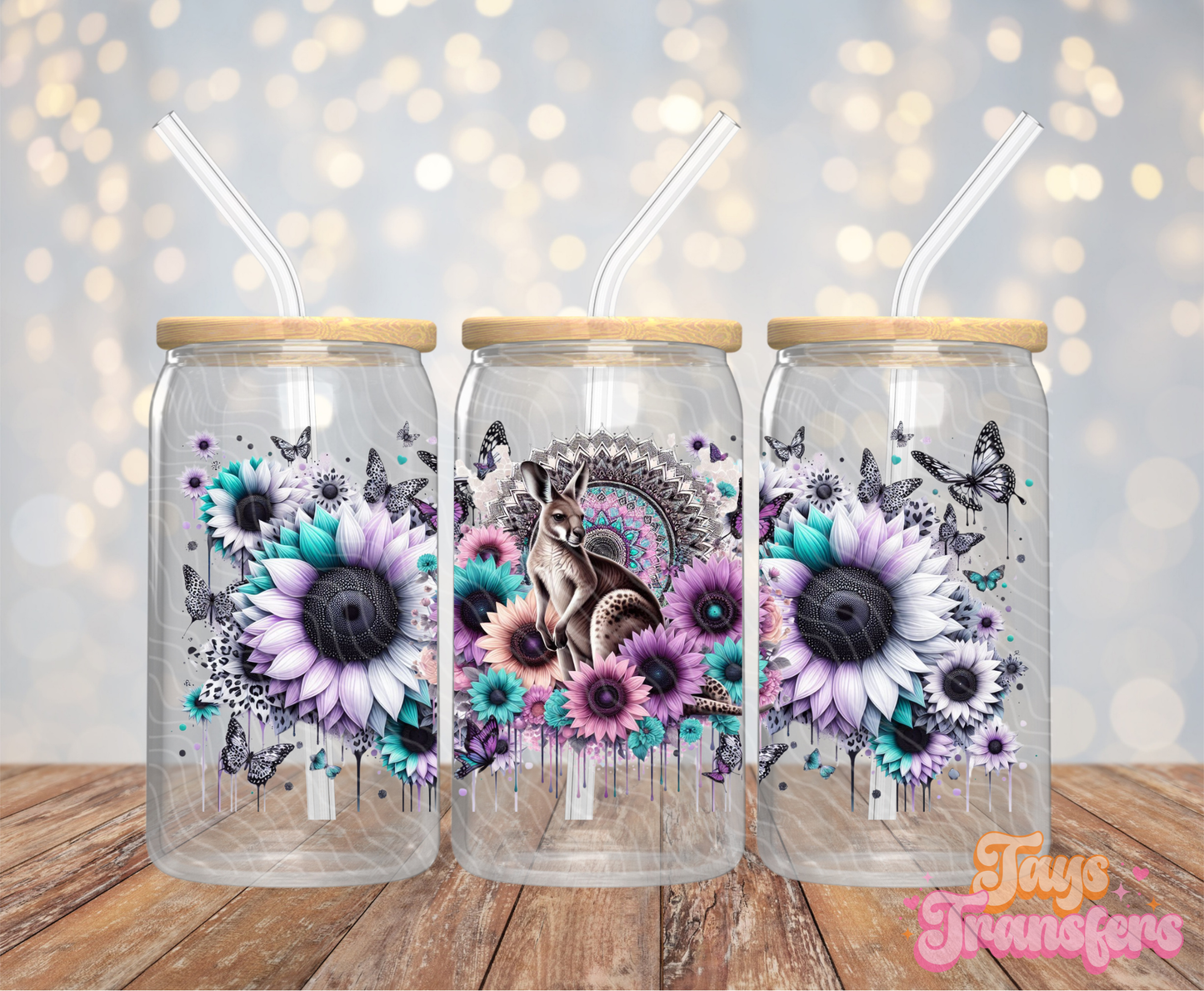 Kangaroo - 16OZ UV DTF Wrap