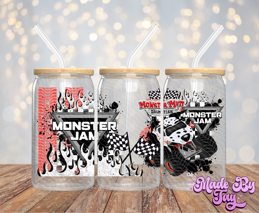 M_nster M_tt Dalmation - 16OZ UV DTF Wrap