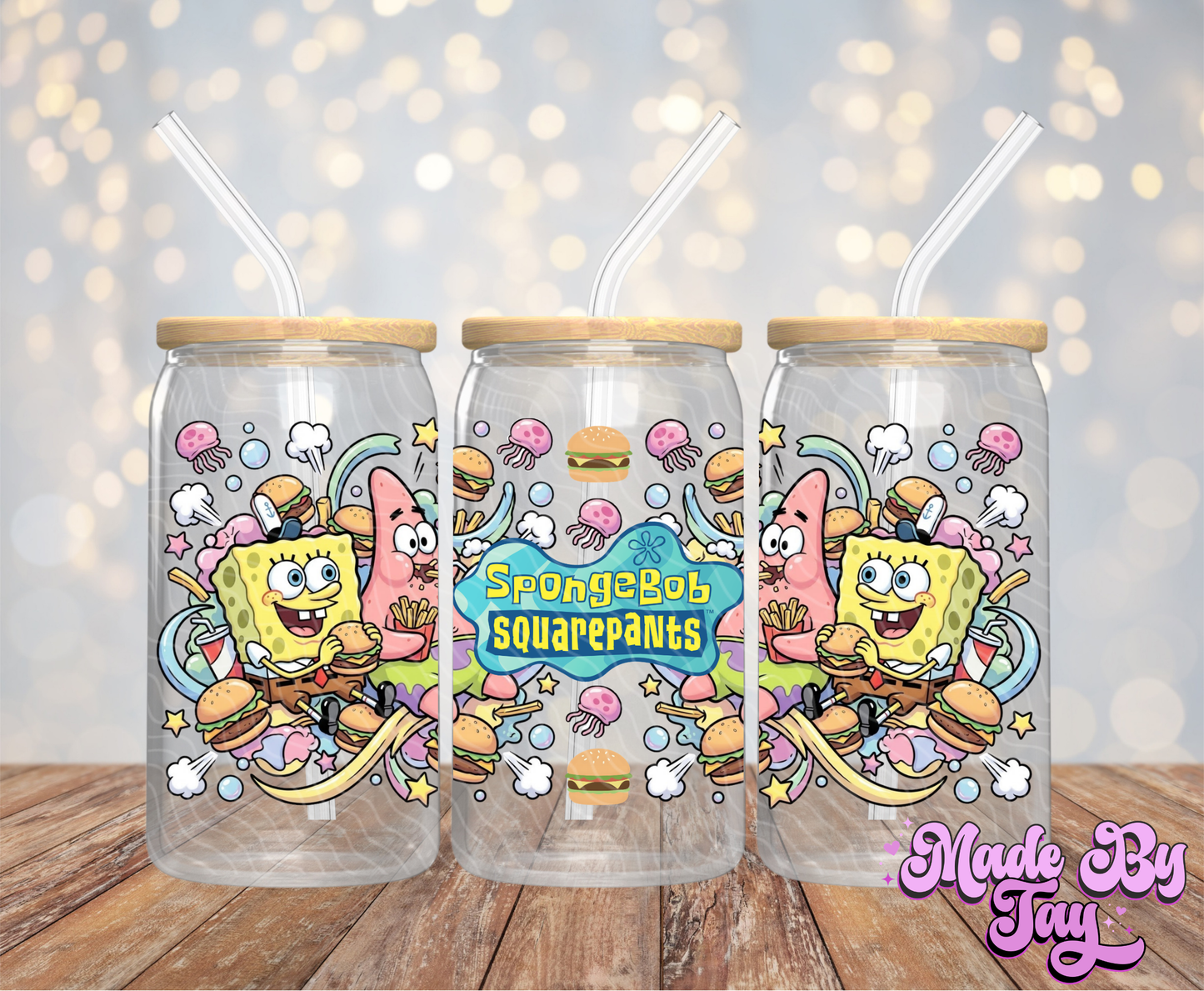 Spong_bob - 16OZ UV DTF Wrap