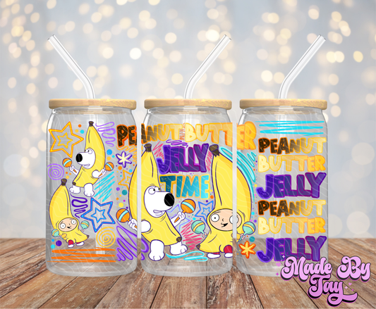 PBJ Time - 16OZ UV DTF Wrap