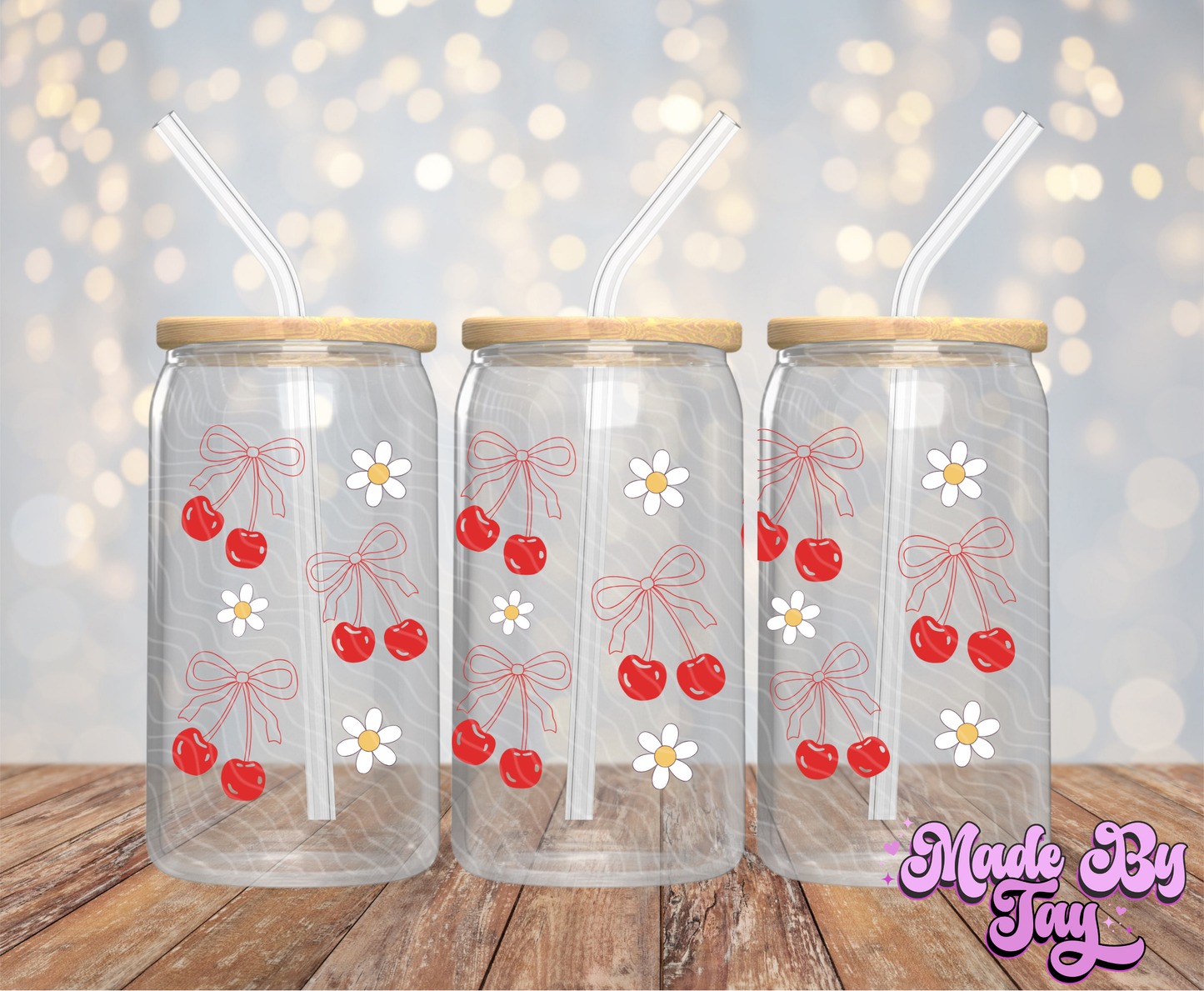 Cherries - 16OZ UV DTF Wrap