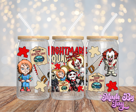 Nightmare Squad - 16OZ UV DTF Wrap