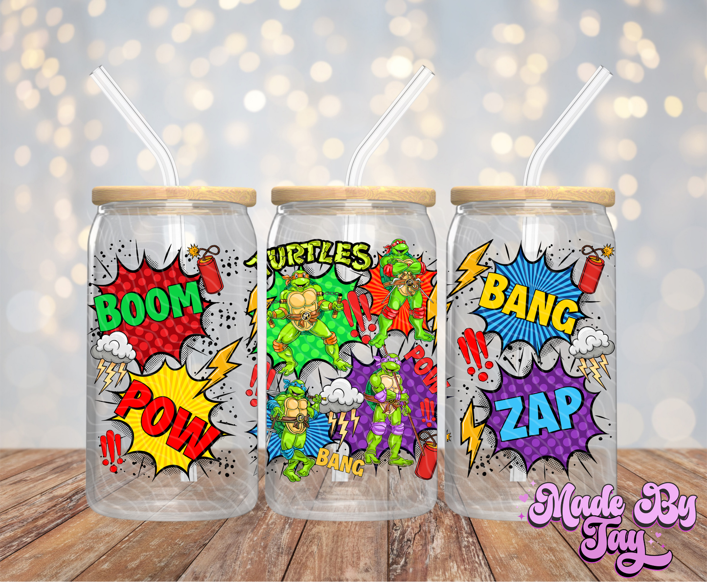 Turtles - 16OZ UV DTF Wrap