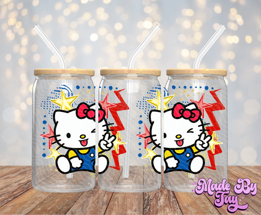 H_llo K_tty Cheeky - 16OZ UV DTF Wrap