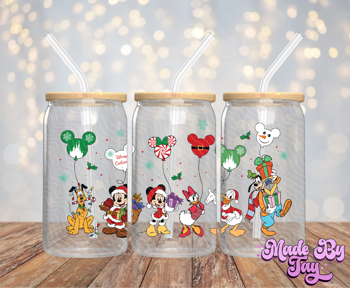 M_ck Balloons Christmas - 16OZ UV DTF Wrap