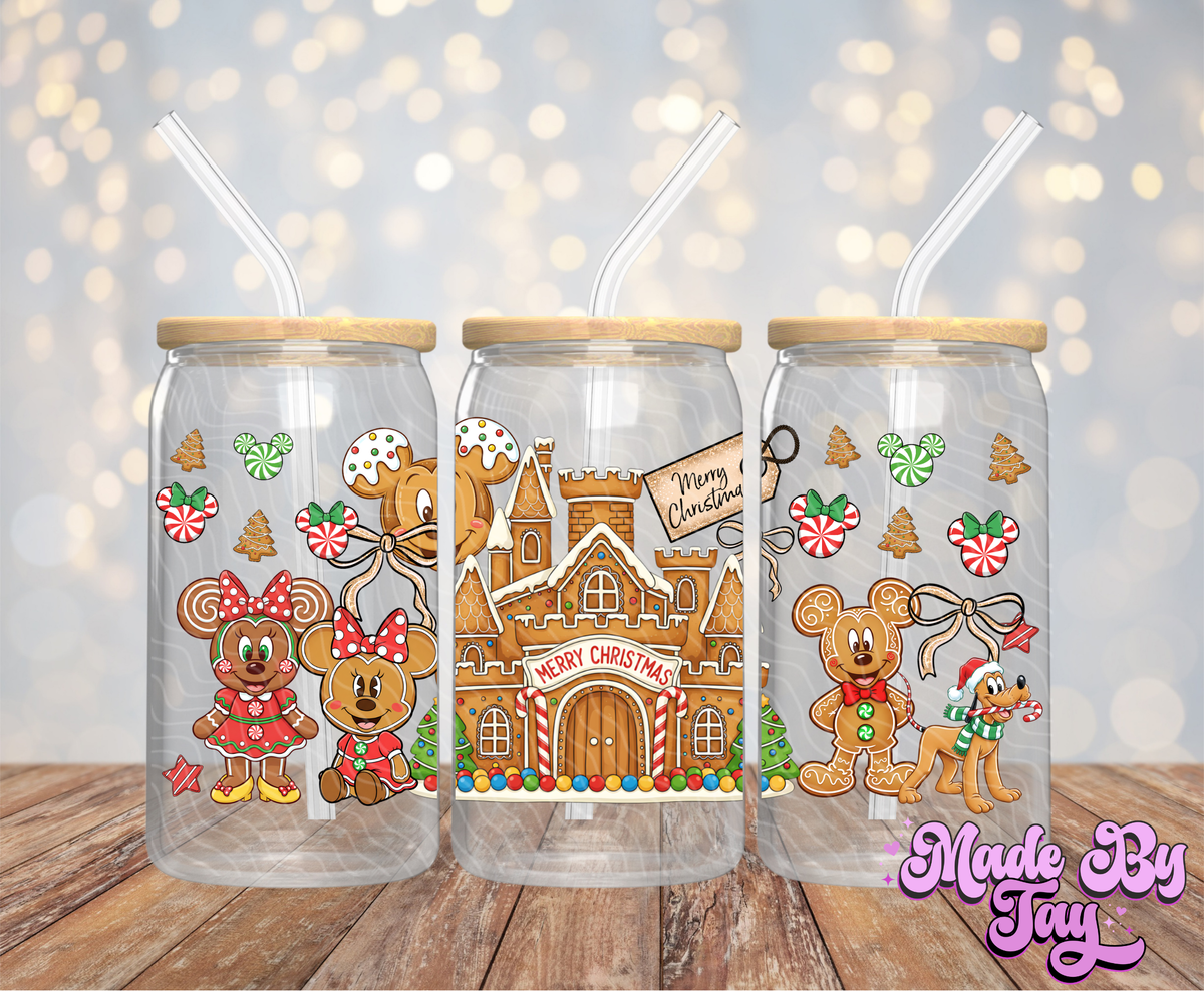 M_ck & M_n Christmas - 16OZ UV DTF Wrap