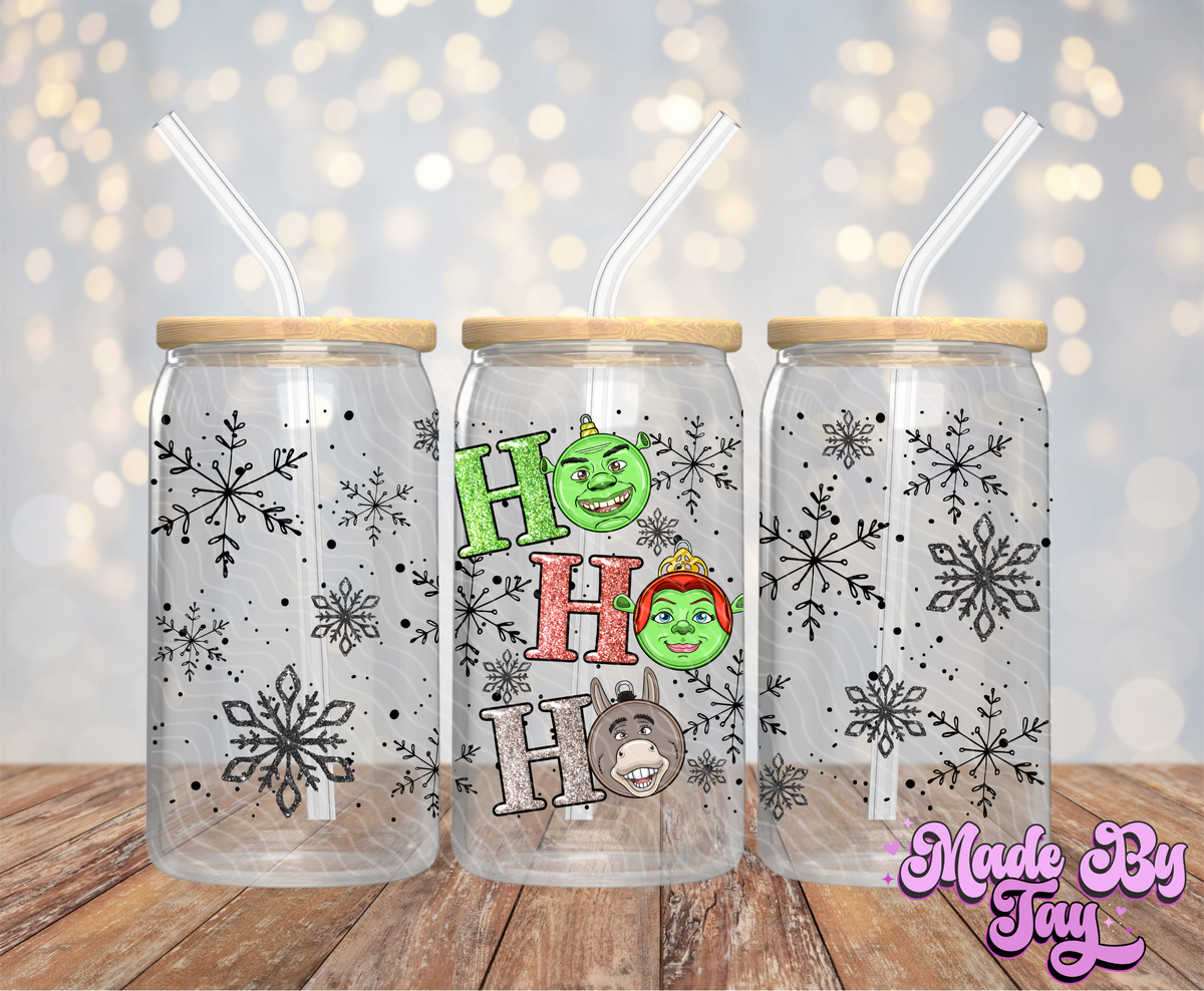 Ho Ho Ho Shr_k - 16OZ UV DTF Wrap