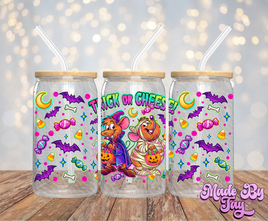 Trick Or Cheese - 16OZ UV DTF Wrap