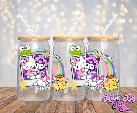 H_llo K_tty Bestie - 16OZ UV DTF Wrap