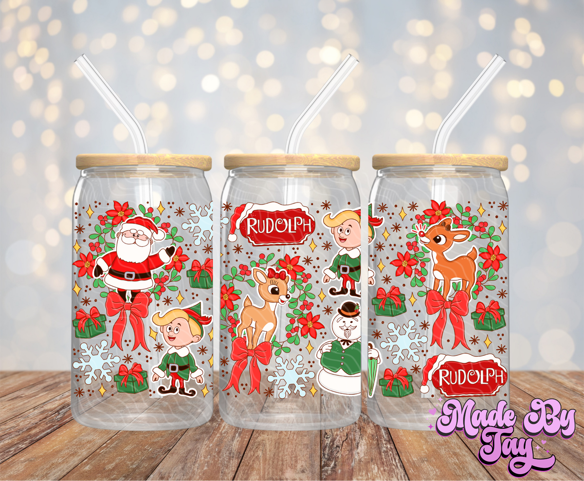 Rudolph - 16OZ UV DTF Wrap