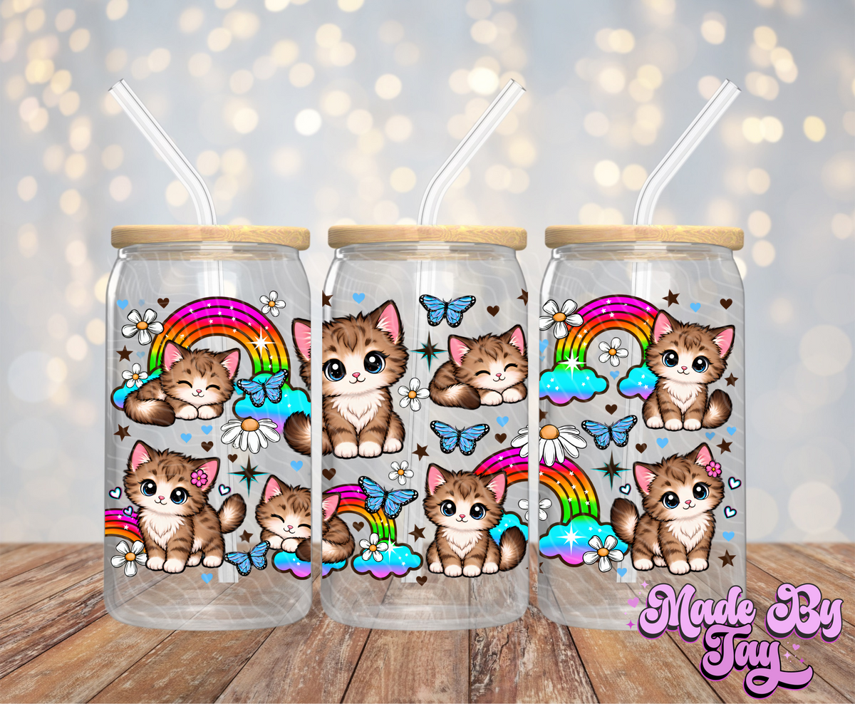 Cat - 16OZ UV DTF Wrap