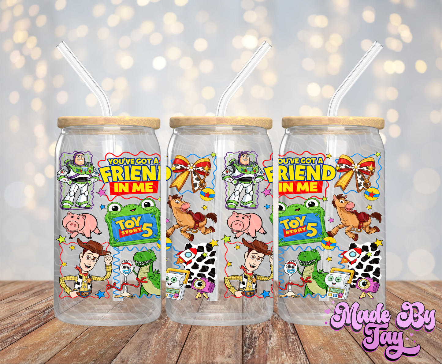 T_y St_ry 5 - 16OZ UV DTF Wrap