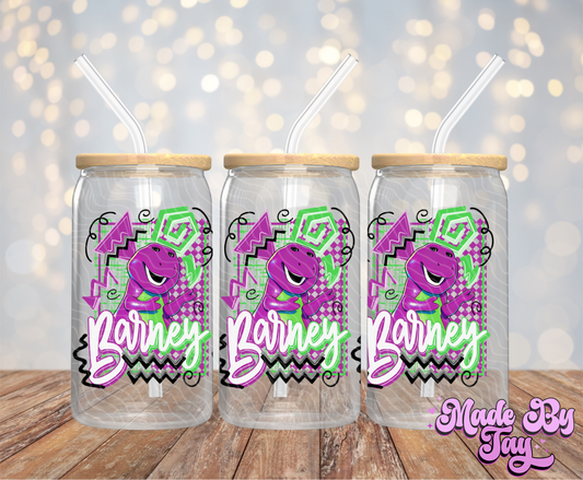 B_rney - 16OZ UV DTF Wrap