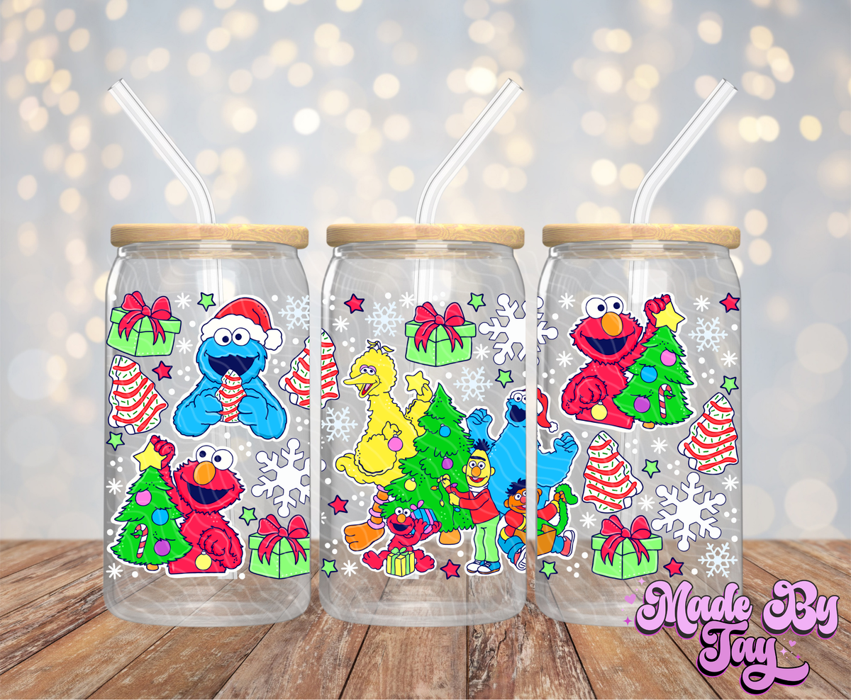 Ses_me Str__t Christmas - 16OZ UV DTF Wrap