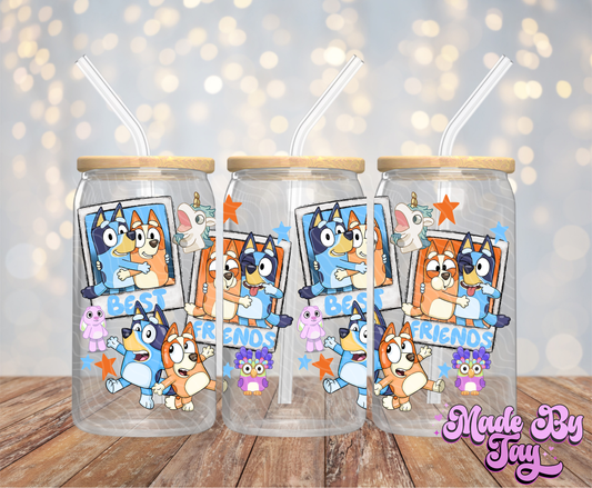 Blu_y Bestie - 16OZ UV DTF Wrap