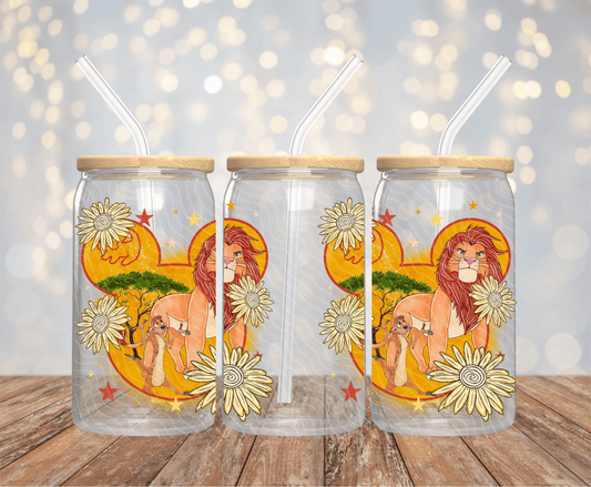 Lion - 16OZ UV DTF Wrap