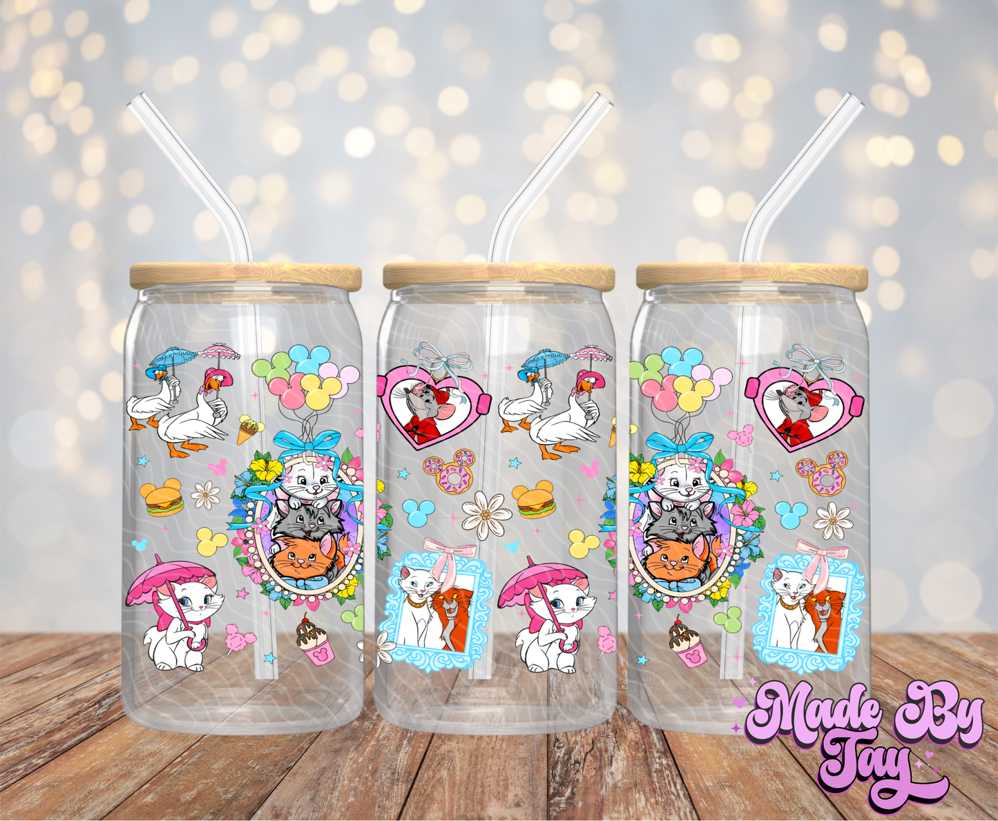 Arist_cats - 16OZ UV DTF Wrap