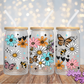 Florals Bees & Butterflies - 16OZ UV DTF Wrap