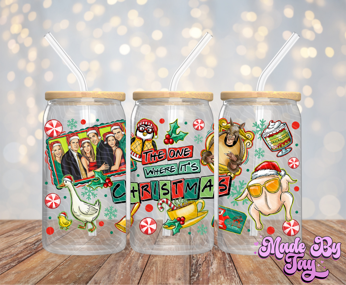 Fri_nds Christmas - 16OZ UV DTF Wrap