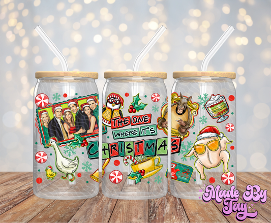 Fri_nds Christmas - 16OZ UV DTF Wrap