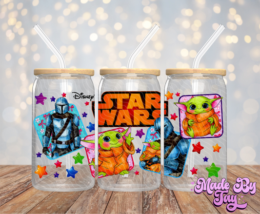 St_r W_rs - 16OZ UV DTF Wrap