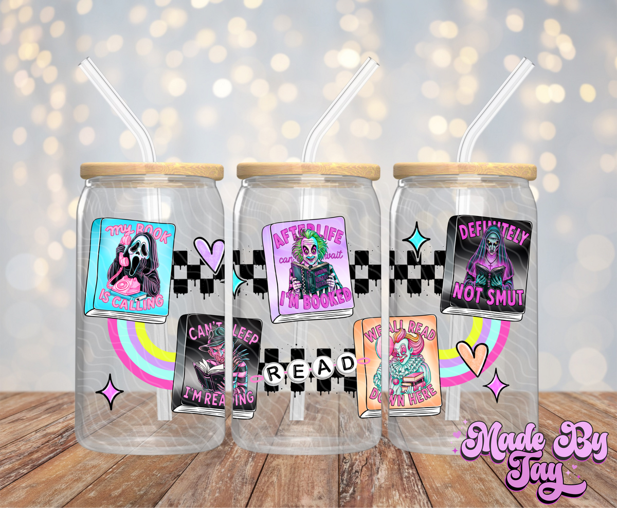 Horror Books - 16OZ UV DTF Wrap