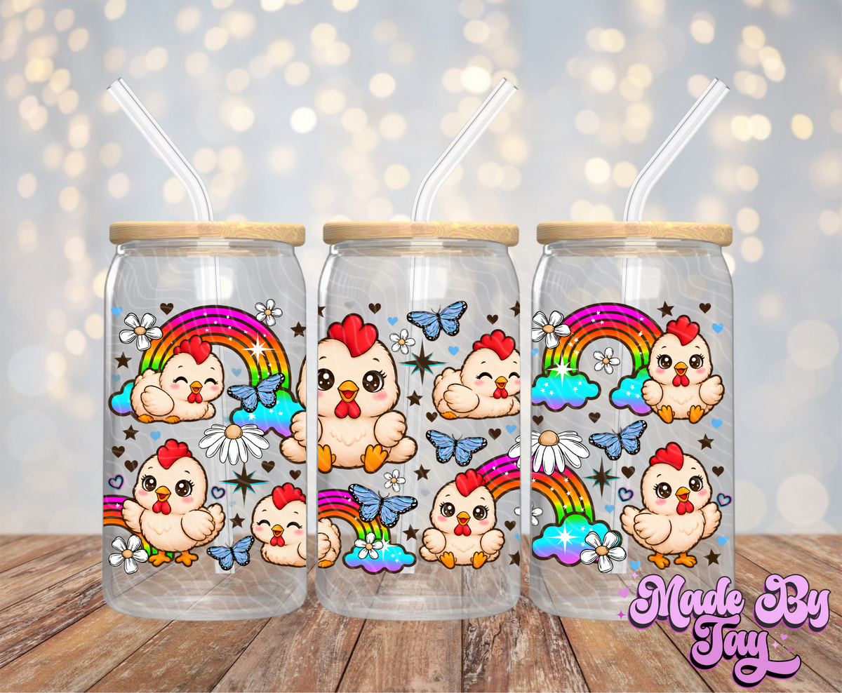 Rooster - 16OZ UV DTF Wrap