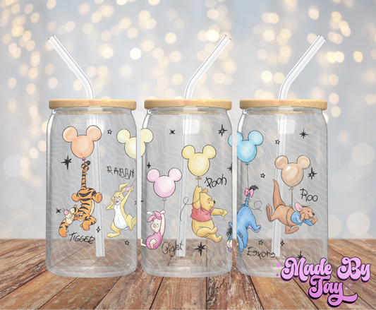 W_nnie Balloons - 16OZ UV DTF Wrap