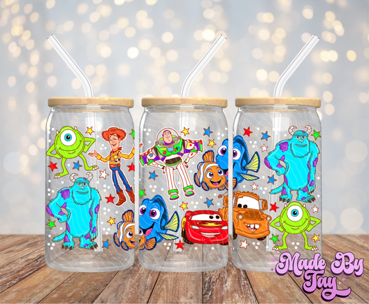 Mixed Characters - 16OZ UV DTF Wrap