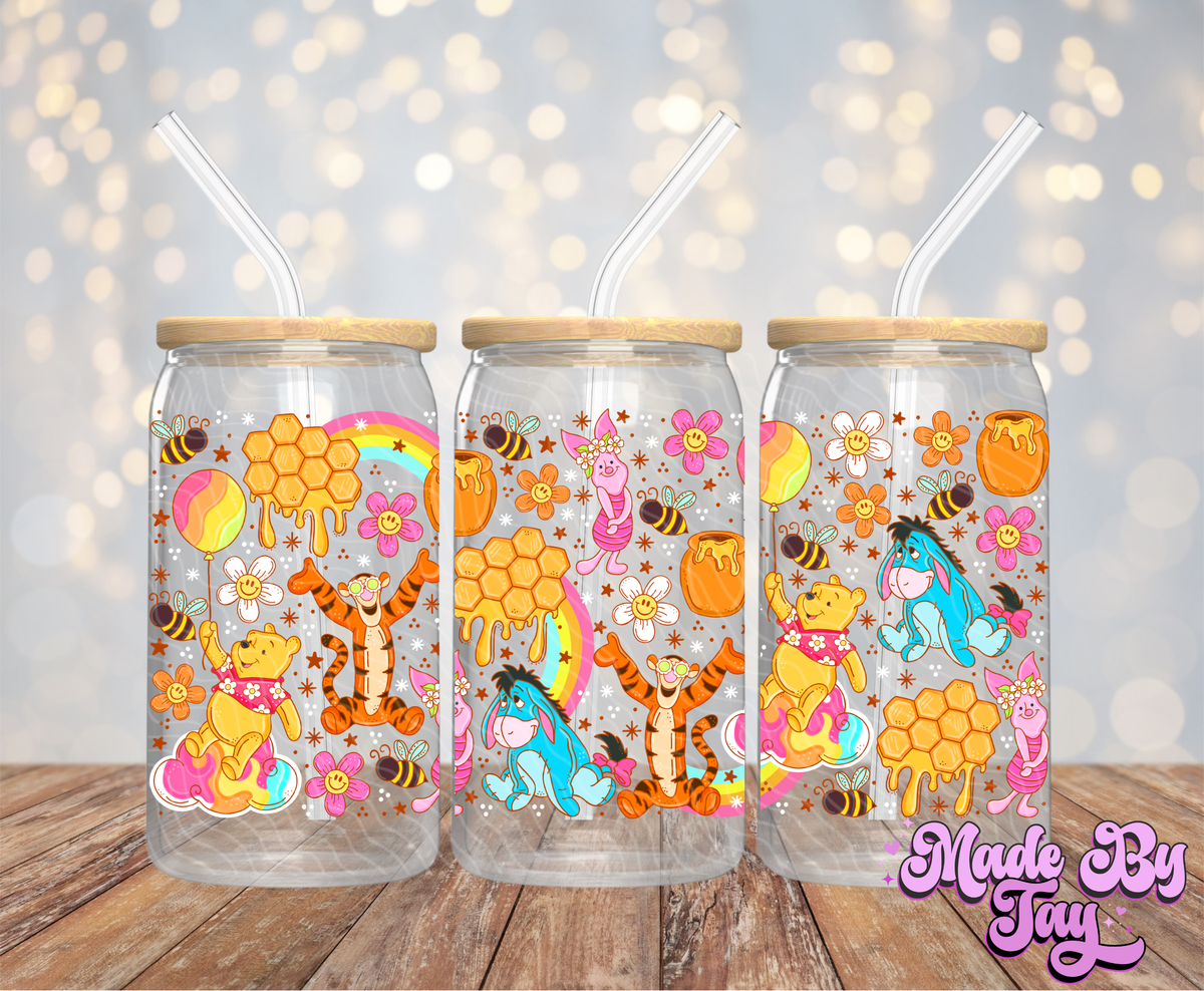 W_nnie & Friends - 16OZ UV DTF Wrap