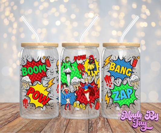 Pr_ncess Superheroes - 16OZ UV DTF Wrap