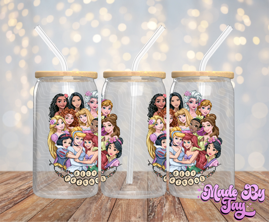 Pr_ncesses Bestie - 16OZ UV DTF Wrap