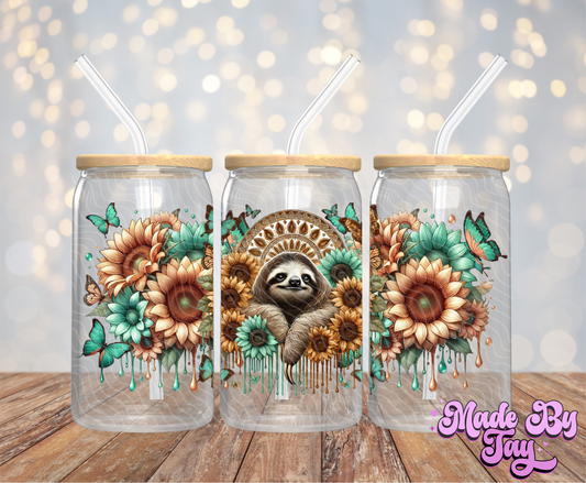 Sloth - 16OZ UV DTF Wrap