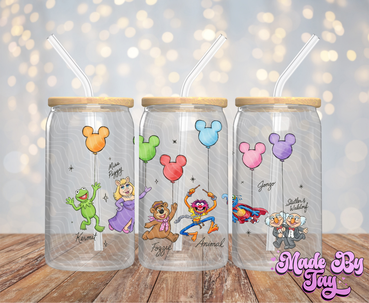 M_ppets Balloons - 16OZ UV DTF Wrap