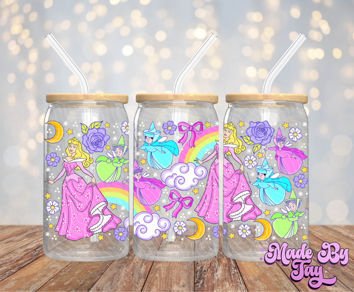 Sl__ping Be_uty - 16OZ UV DTF Wrap