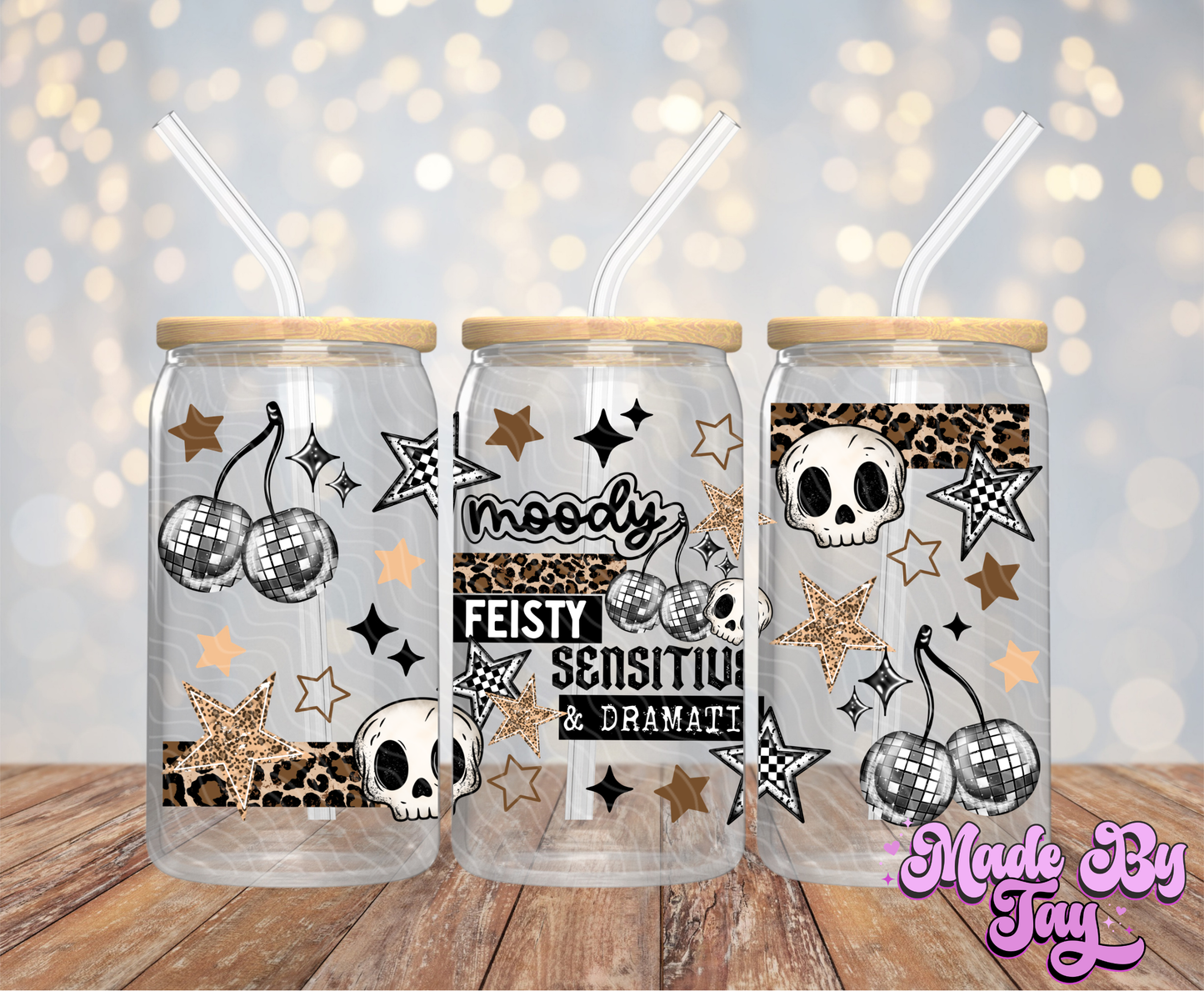 Moody Feisty - 16OZ UV DTF Wrap