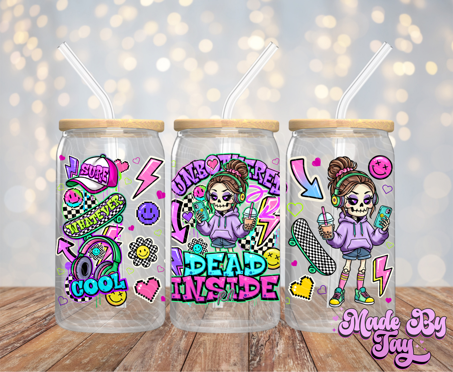 Unbothered - 16OZ UV DTF Wrap