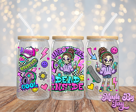 Unbothered - 16OZ UV DTF Wrap