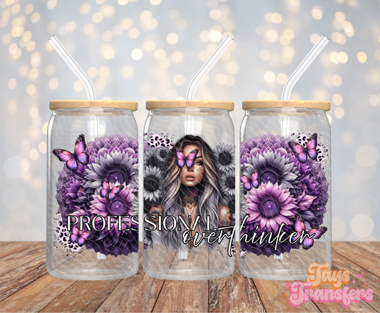 Professional Overthinker - 16OZ UV DTF Wrap