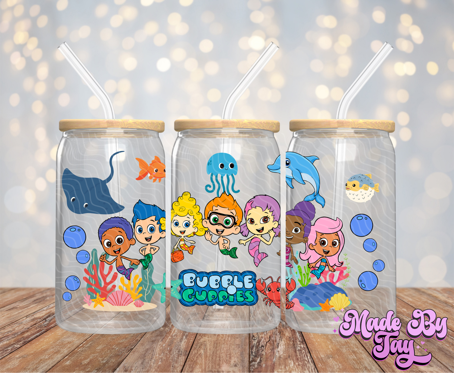 B_bble G_ppies - 16OZ UV DTF Wrap