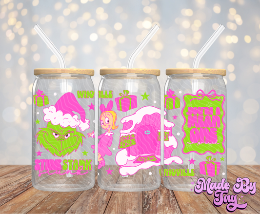 Wh_ville Pink - 16OZ UV DTF Wrap