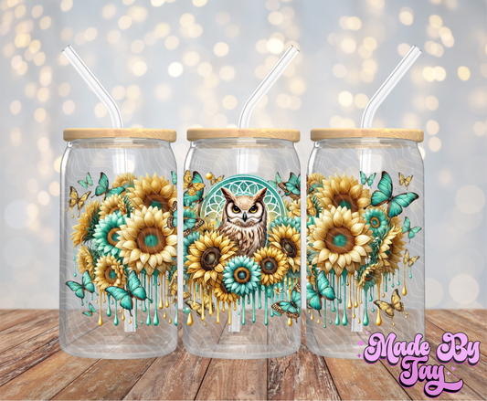 Owl - 16OZ UV DTF Wrap