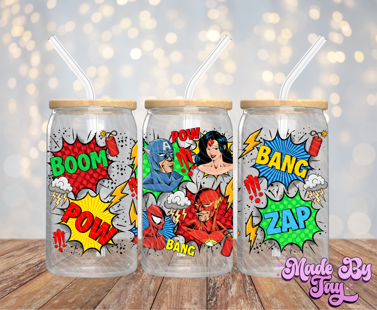 Superheroes - 16OZ UV DTF Wrap