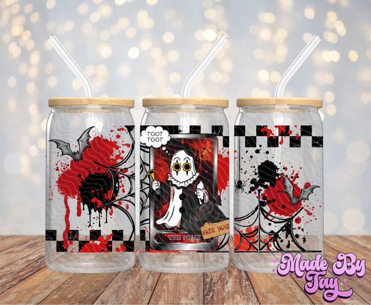 The Mime - 16OZ UV DTF Wrap