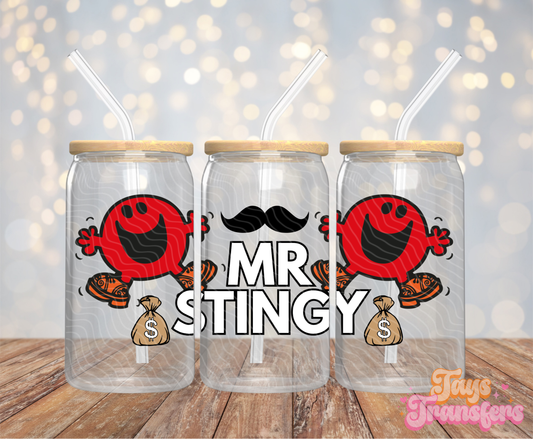 Mr Stingy - 16OZ UV DTF Wrap