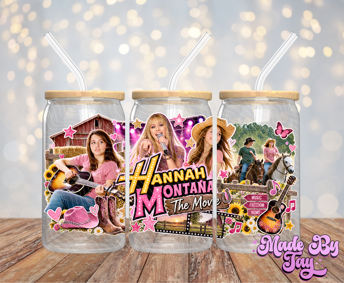 H_nnah M_ntana Movie - 16OZ UV DTF Wrap
